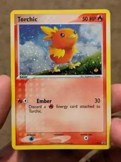 Pokemon Torchic 017 Holo Rare Black Star Promo TCG Card LP #017 - Image 1