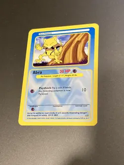 Pokemon funskool card Abra India 2004 Nintendo Creatures - Image 1