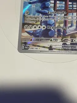 Pokemon TCG Steelix 208/182 Paradox Rift Illustration Rare Card NM/M Condition - Image 5