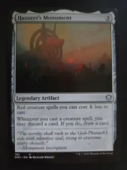 Hazoret's Monument NM Commander: Dominaria United MTG FREE SHIPPING - Image 1