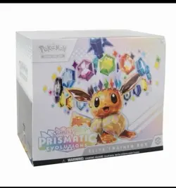Pokemon Prismatic Evolutions Elite Trainer Box Booster Packs Promo Card Eevee - Image 1