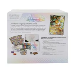Pokemon Prismatic Evolutions Elite Trainer Box Booster Packs Promo Card Eevee - Image 3