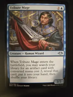 Tribute Mage NM Modern Horizons 1 MTG FREE SHIPPING - Image 1