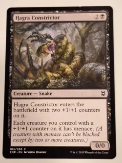 Hagra Constrictor - Zendikar Rising - Magic the Gathering MTG Nice! - Image 1