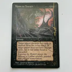 Hymn To Tourach Signed Quinton Hoover Fallen Empires - Image 1