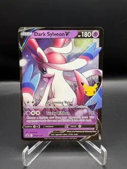 Dark Sylveon V - SWSH134 - Black Star Ultra Rare Promo 25th - Pokemon Card - NM - Image 1