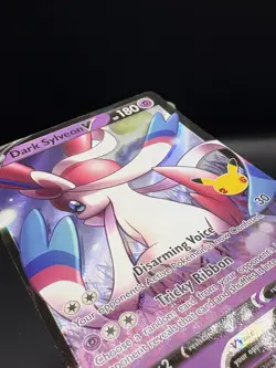 Dark Sylveon V - SWSH134 - Black Star Ultra Rare Promo 25th - Pokemon Card - NM - Image 3