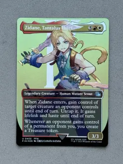 Zidane, Tantalus Thief - Borderless Foil - MTG Final Fantasty FIN - NM - Image 1