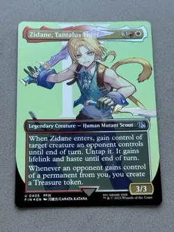 Zidane, Tantalus Thief - Borderless Foil - MTG Final Fantasty FIN - NM - Image 3
