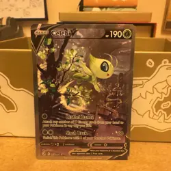 Pokemon TCG Celebi v 245/264 Alternative Art Holo Fusion Strike SWSH08 NM - Image 3