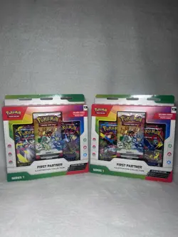 Pokemon TCG First Partner Illustration Collection Series 1 Lot of 2 - Sealed - Image 1