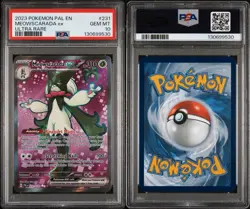 PSA 10 MEOWSCARADA EX #231 2023 POKEMON PAL EN-PALDEA EVOLVED ULTRA RARE POP 128 - Image 3