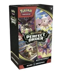 Pokemon TCG: Mega Evolution-Perfect Order Booster Bundle (6 Packs) New Sealed - Image 1