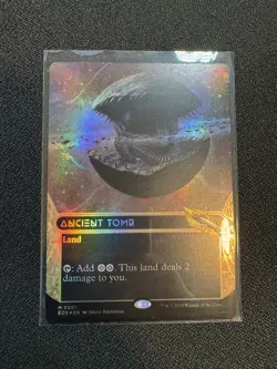 Edge of Eternities: Stellar Sights #1 Ancient Tomb (0001) (Borderless) Foil MTG - Image 1