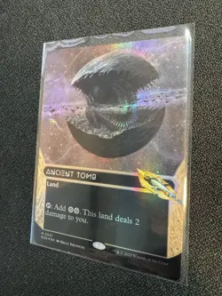 Edge of Eternities: Stellar Sights #1 Ancient Tomb (0001) (Borderless) Foil MTG - Image 2