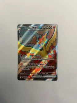 Pokemon TCG Team Rockets Moltres EX 208/182 Ultra Rare Destined Rivals - Image 3