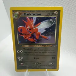 Pokemon TCG Dark Scizor 9/105 Neo Destiny Unlimited Holo Rare MP/LP - Image 1
