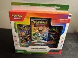 Pokemon TCG First Partner Illustration Collection Series 1 Promo Booster Box - Image 3