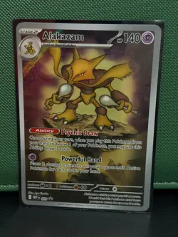POKEMON Alakazam Holofoil Promo ME: Mega Evolution Promo 009 NM - Image 1