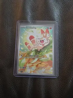 Scorbunny Full Art 225/217 Ascended Heroes Pokemon TCG Illustration Rare NM - Image 1