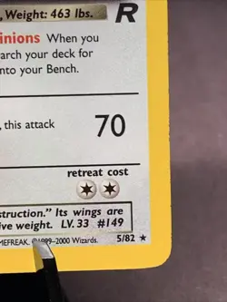 Pokemon TCG Dark Dragonite 5/82 Team Rocket Holo Rare VTG WOTC 2000 Swirl - Image 4