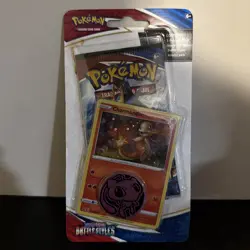 Pokemon Blister Booster Pack CHARMANDER HOLO Promo & COIN Battle Styles SEALED - Image 1