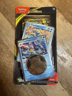 Pokemon TCG Perfect Order Checklane Blister Set Clauncher + Clawitzer & Coin - Image 1