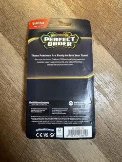 Pokemon TCG Perfect Order Checklane Blister Set Clauncher + Clawitzer & Coin - Image 2