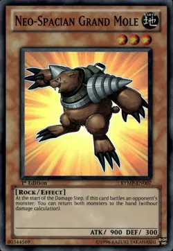 Neo-Spacian Grand Mole EU 1st Ed Super Rare RYMP-EN007 Yu-Gi-Oh! - Image 1