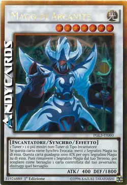 MAGO DI ARCANITE (Arcanite Magician) • Oro • PGL3 IT060 • 1Ed • Yugioh ANDYCARDS - Image 1