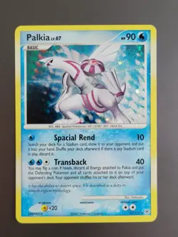 Palkia - 11/130 - Pokemon Diamond & Pearl Holo Card LP - Image 1