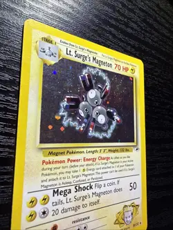 Lt. Surge's Magneton - 8/132 - Pokemon Gym Heroes Unlimited Holo Rare Card HP - Image 2