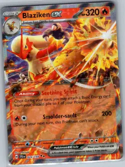 Blaziken ex 024/159 SV09: Journey Together - Pokemon Card - NM - Image 1