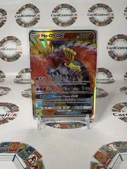 Pokemon TCG SM57 Ho-Oh GX Foil Promo Black Star Rare Card - Image 1