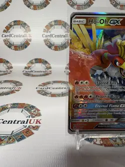 Pokemon TCG SM57 Ho-Oh GX Foil Promo Black Star Rare Card - Image 2