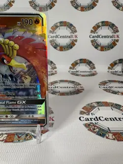 Pokemon TCG SM57 Ho-Oh GX Foil Promo Black Star Rare Card - Image 3