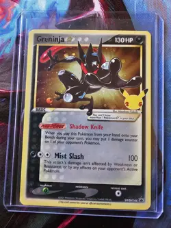 Pokemon Greninja Gold Star SWSH144 Celebrations Promo Holo Card NM Condition (2) - Image 1