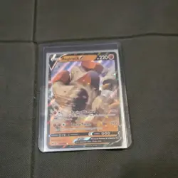 Regirock V 104/202 Pokemon Sword Shield Base Set Ultra Rare Card Fresh Pull NM - Image 3