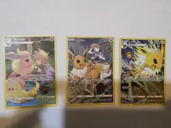 Jolteon Flareon Eevee From Brilliant Stars Pokemon TCG Card Lot NM/M - Image 1