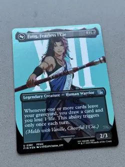 Fang Fearless l'Cie #381 Borderless FOIL - MTG Final Fantasy FIN - NM - Image 3