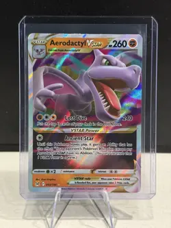 Pokemon TCG: SWSH11 Lost Origin - Aerodactyl VSTAR UR 093/196 - NM+ - Image 1