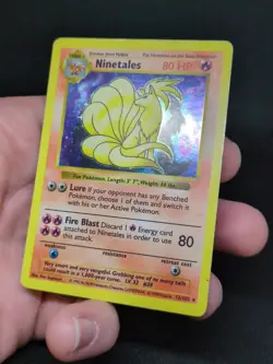 Pokemon Ninetales Holo Shadowless Base Set 12/102 WOTC 1999 - Image 4