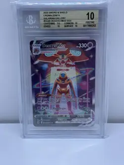2023 Pokemon Deoxys VMAX GG45/GG70 Crown Zenith: BGS PRISTINE 10 English - Image 1