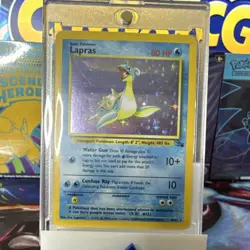 Pokemon Lapras Fossil Holo Rare 80 HP 10/62 Unlimited English Card - Image 1