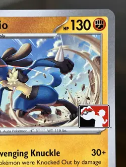 Lucario 114/198 Prize Pack Series 3 Play! Pokemon Stamped Non-Holo LP-NM - Image 3