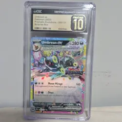 Pokemon TCG Umbreon ex 060/131 Prismatic Evolutions Promo Holo EX 2025 CGC 10 2… - Image 1