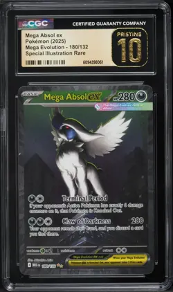 2025 POKEMON MEGA EVOLUTIONS #180 MEGA ABSOL CGC 10 PRISTINE - Image 1