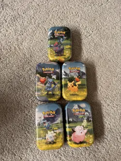 Pokemon TCG | Ascended Heroes Mini Tin Bundle Full Set 5x Tins New And Sealed ✅ - Image 1