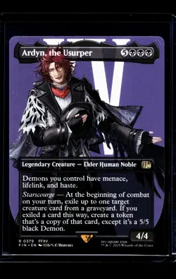 2025 MTG Magic the Gathering FIN Final Fantasy Borderless #379 Ardyn the Usurper - Image 1