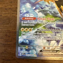 Pokemon TCG - Zapdos EX 202/165 Scarlet & Violet 151 SIR NM Condition - Image 2